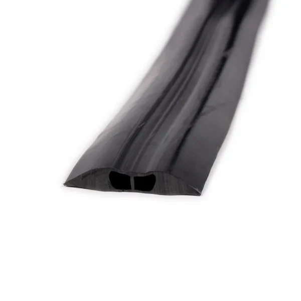 PVC Cable Protector (GP) Black Two Holes