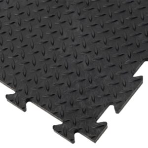 Checker Plate Interlocking Tiles